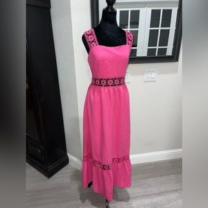 Medium pink maxi dress. Never worn. Looove the color. Super cute